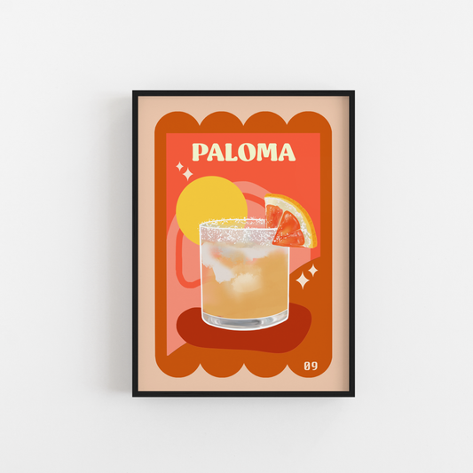 Paloma Cocktail Art - Lucie In The Sky Art