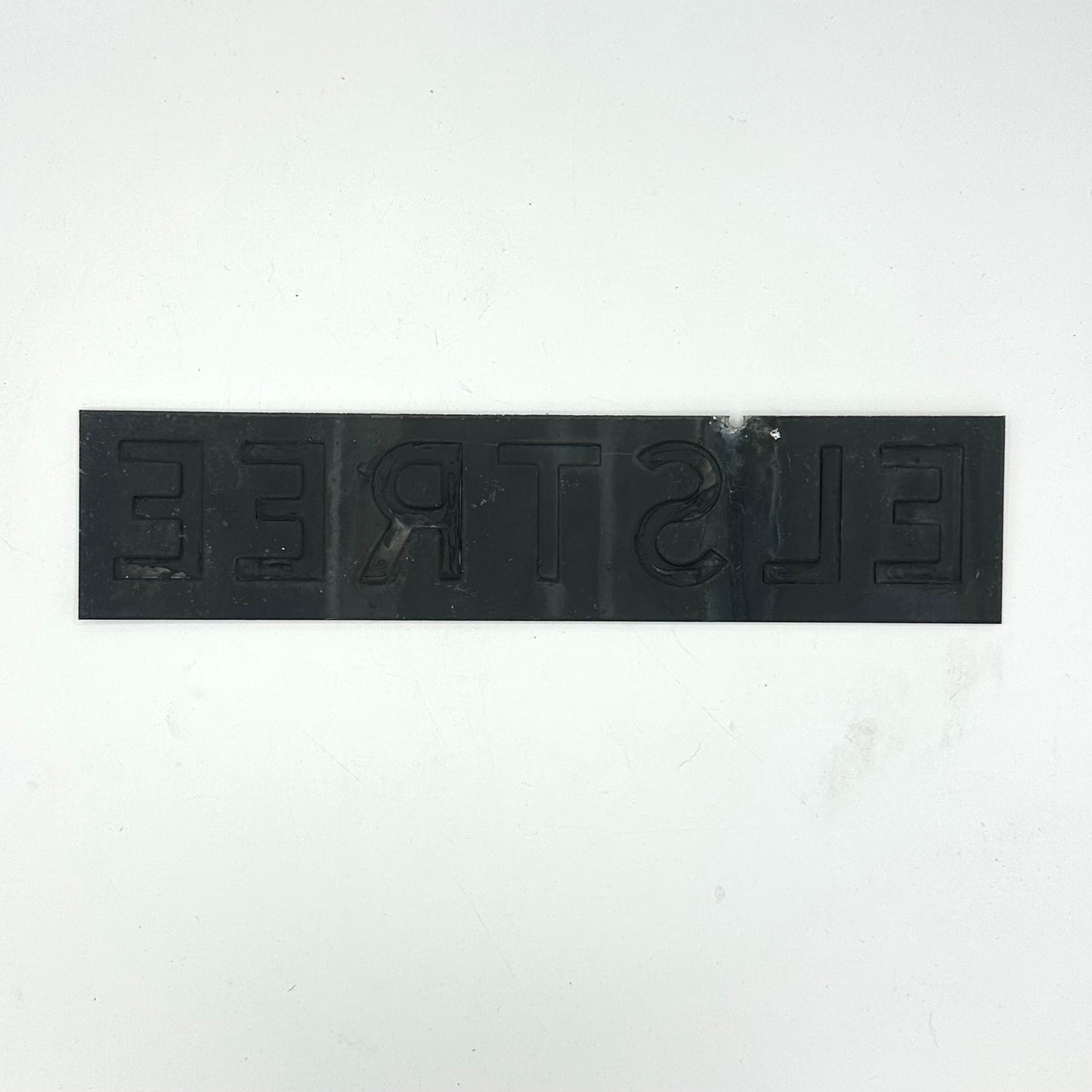 Antique 'Elstree' Studios Cut Victorian Enamel Cut London Street Sign