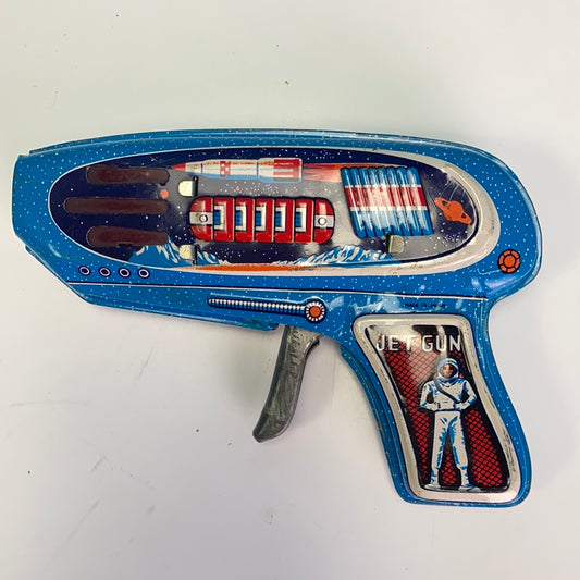 Vintage tin lithograph Japanese “Jet Gun”