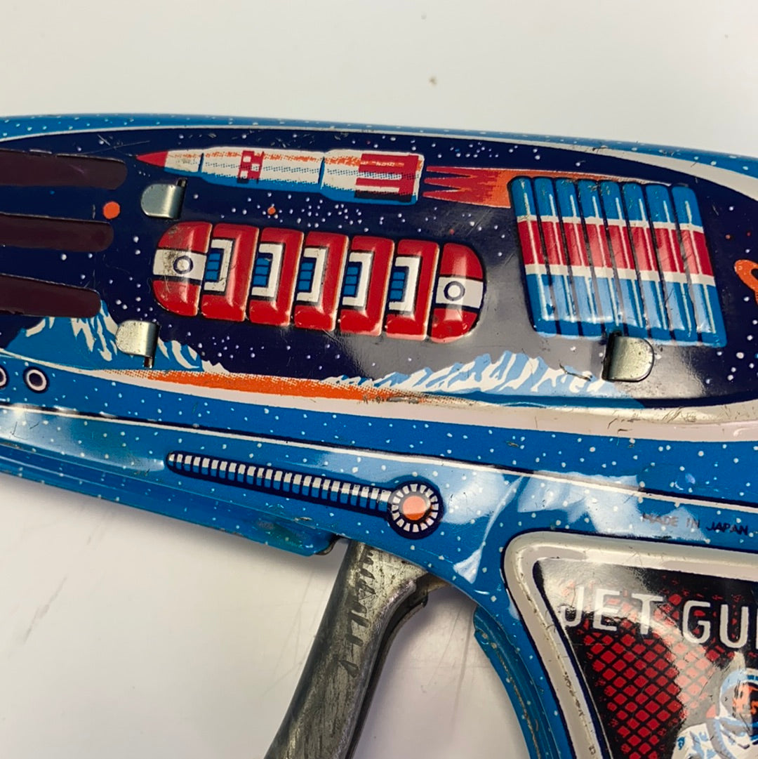 Vintage tin lithograph Japanese “Jet Gun”