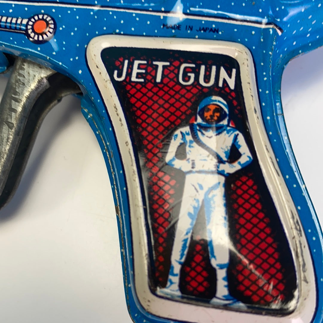 Vintage tin lithograph Japanese “Jet Gun”